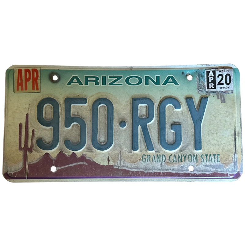 Placă de înmatriculare din Arizona