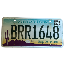 Placă de înmatriculare din Arizona