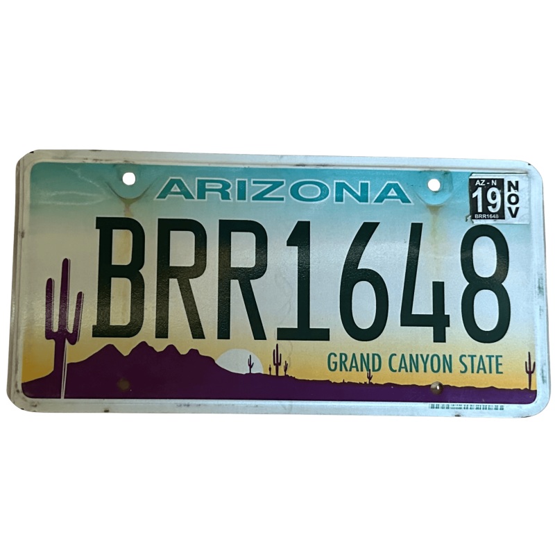 Placă de înmatriculare din Arizona