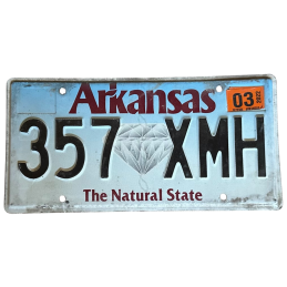 Placă de înmatriculare din Arkansas