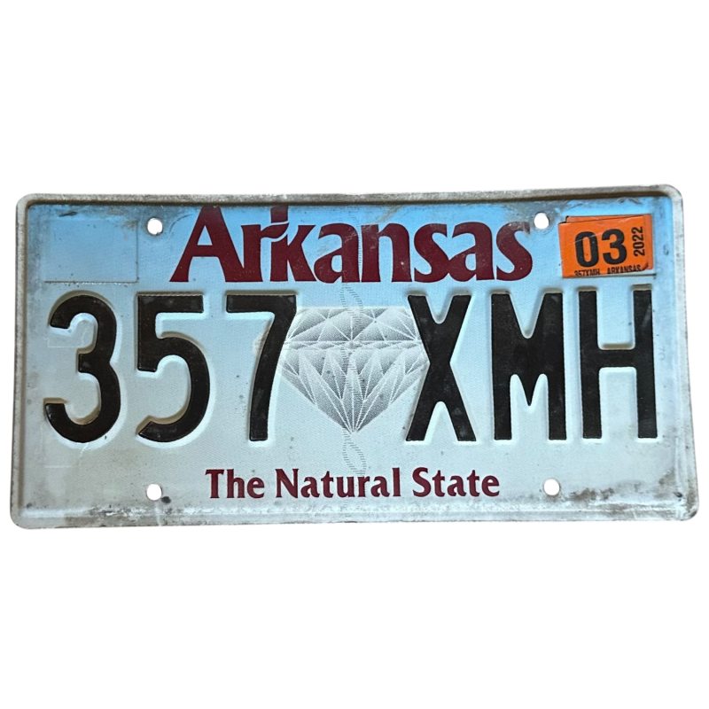 Placă de înmatriculare din Arkansas