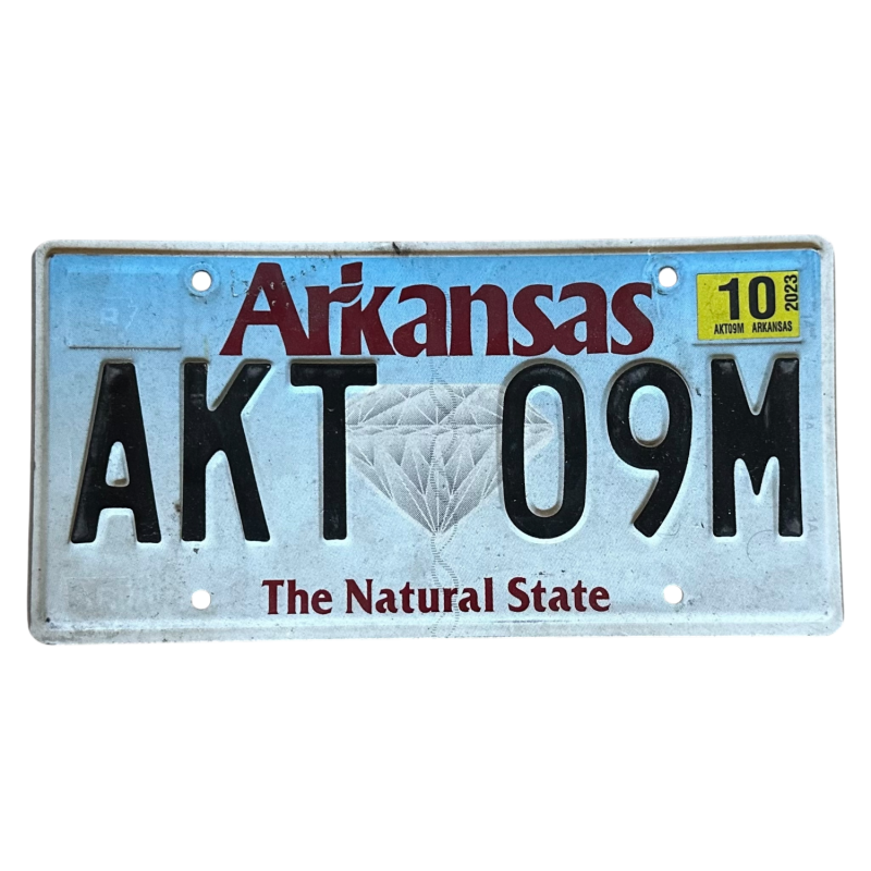 Placă de înmatriculare din Arkansas