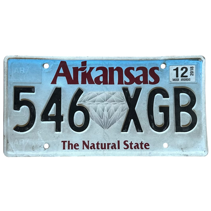 Placă de înmatriculare din Arkansas