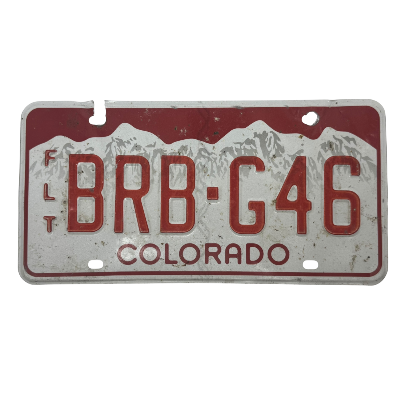Placă de înmatriculare din Colorado