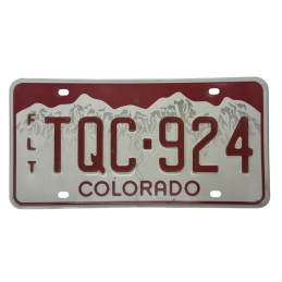 Placă de înmatriculare din Colorado