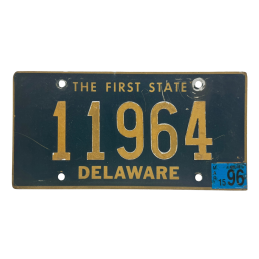 Placă de înmatriculare Delaware