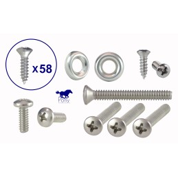 Set de șuruburi pentru tapițerie scaun rabatabil, Fastback 65-70