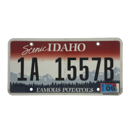 Placă de înmatriculare Idaho