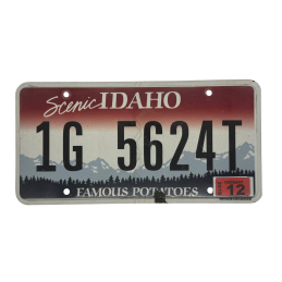 Placă de înmatriculare Idaho