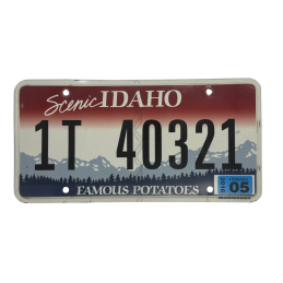 Placă de înmatriculare Idaho