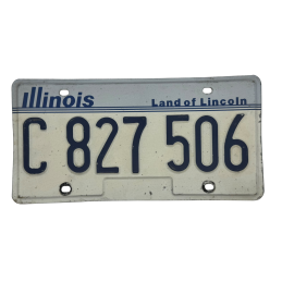 Placă de înmatriculare din Illinois