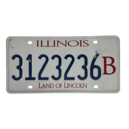 Placă de înmatriculare din Illinois