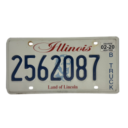 Placă de înmatriculare din Illinois