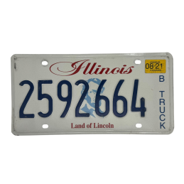 Placă de înmatriculare din Illinois
