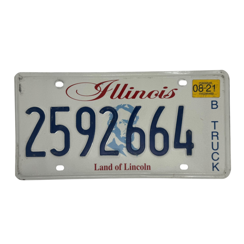 Placă de înmatriculare din Illinois