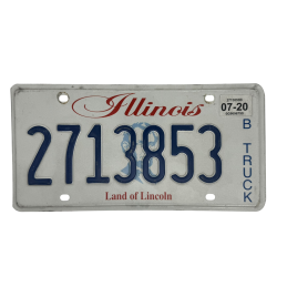 Placă de înmatriculare din Illinois