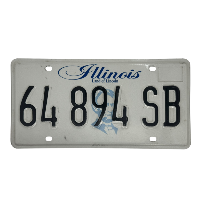 Placă de înmatriculare din Illinois