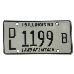 Placă de înmatriculare din Illinois