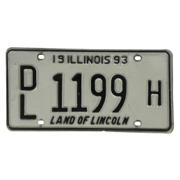 Placă de înmatriculare din Illinois
