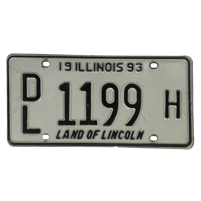 Placă de înmatriculare din Illinois