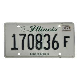 Placă de înmatriculare din Illinois