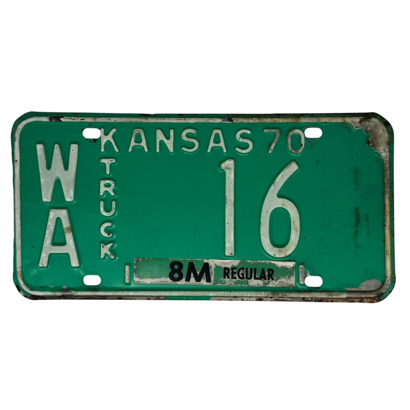 Placa de înmatriculare Kansas