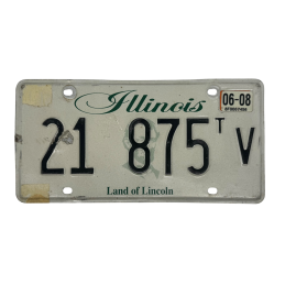 Placă de înmatriculare din Illinois