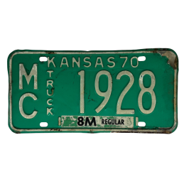 Placa de înmatriculare Kansas