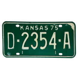 Placa de înmatriculare Kansas