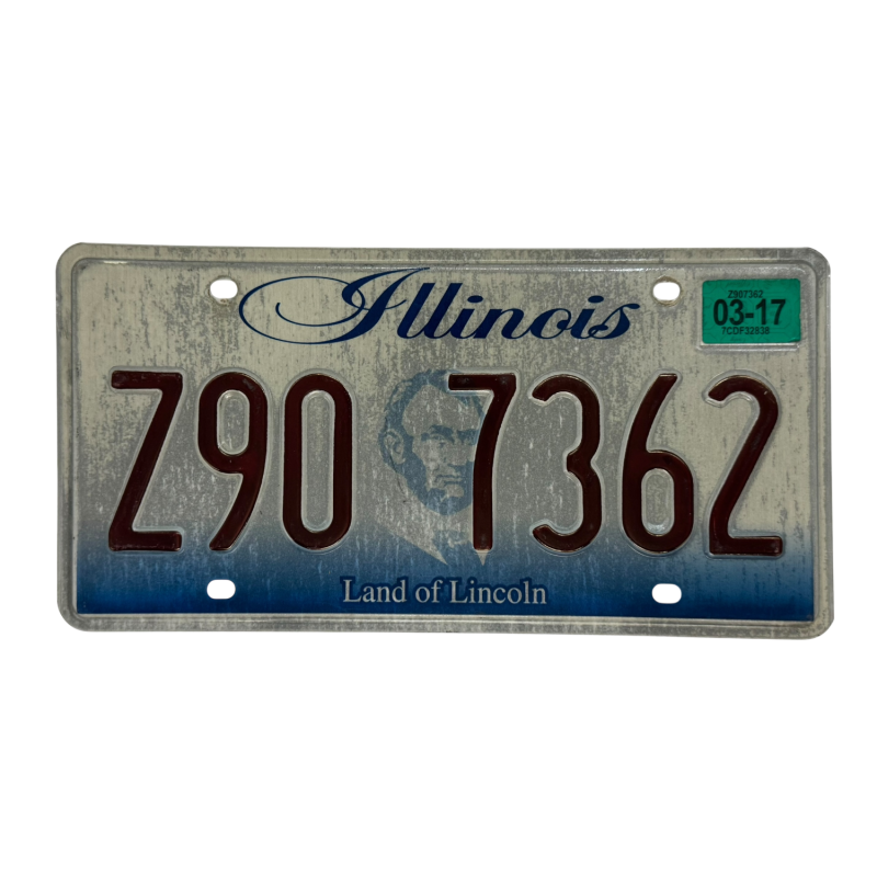 Placă de înmatriculare din Illinois