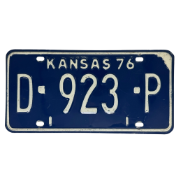 Placa de înmatriculare Kansas