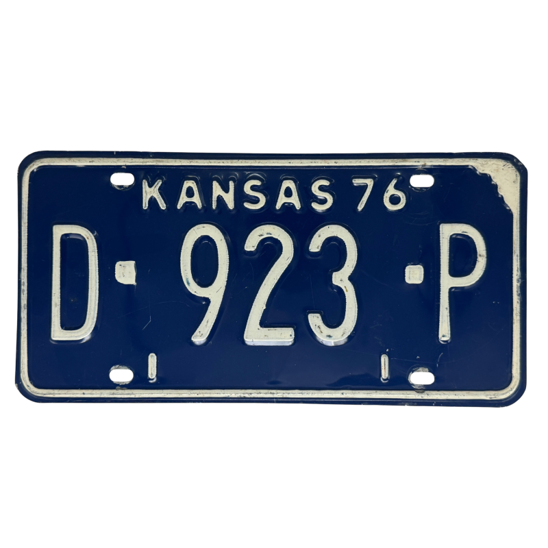 Placa de înmatriculare Kansas