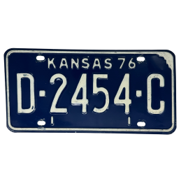 Placa de înmatriculare Kansas