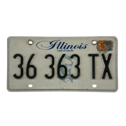 Placă de înmatriculare din Illinois