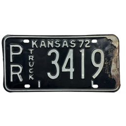 Placa de înmatriculare Kansas
