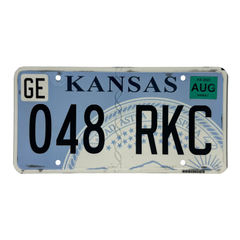 Placa de înmatriculare Kansas