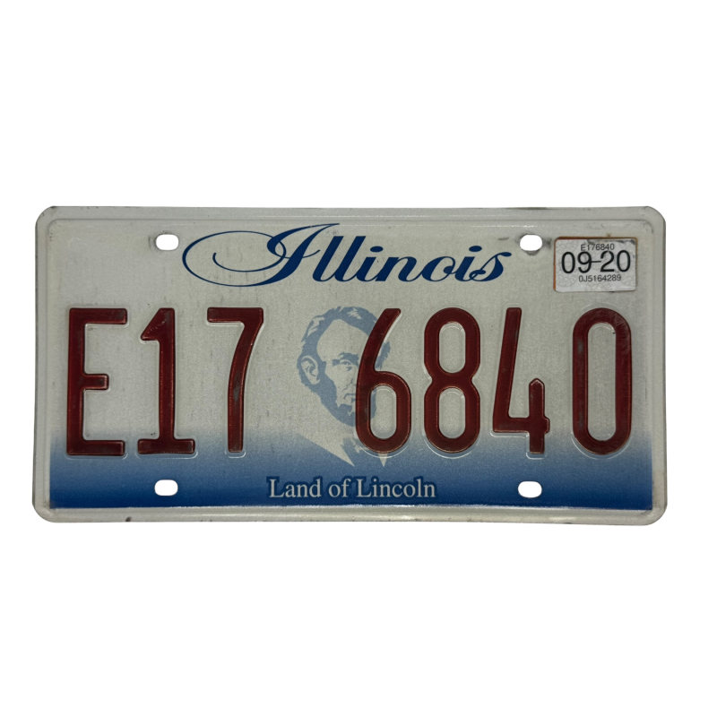 Placă de înmatriculare din Illinois