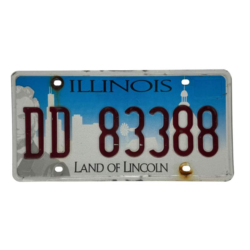 Placă de înmatriculare din Illinois