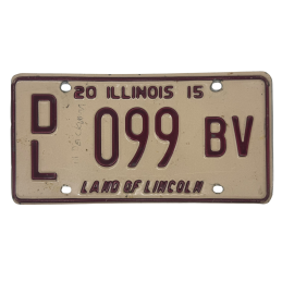 Placă de înmatriculare din Illinois
