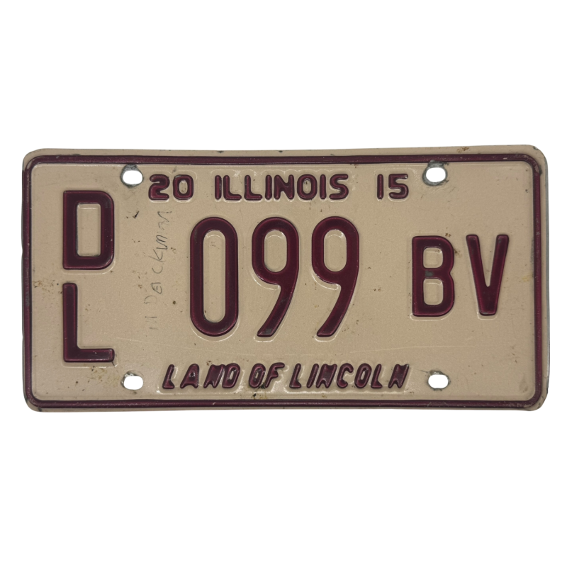 Placă de înmatriculare din Illinois