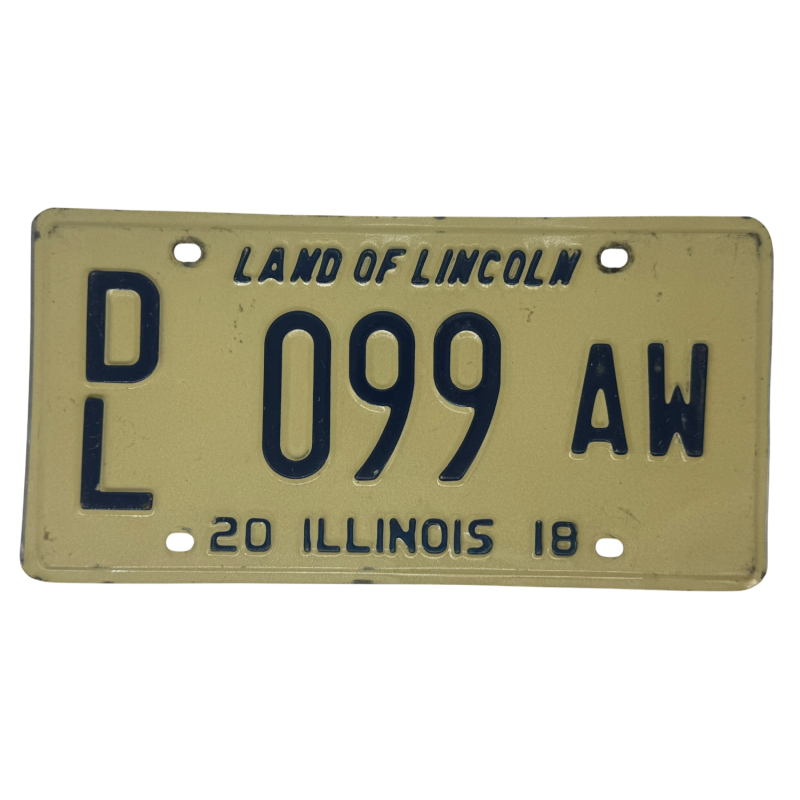 Placă de înmatriculare din Illinois
