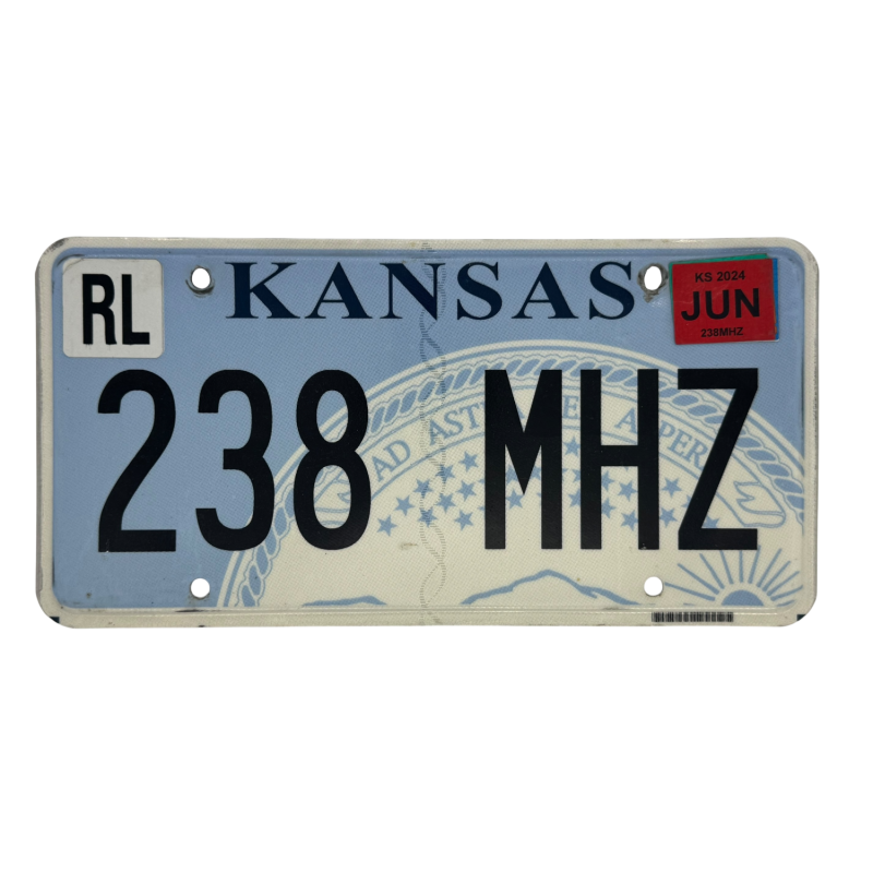 Placa de înmatriculare Kansas