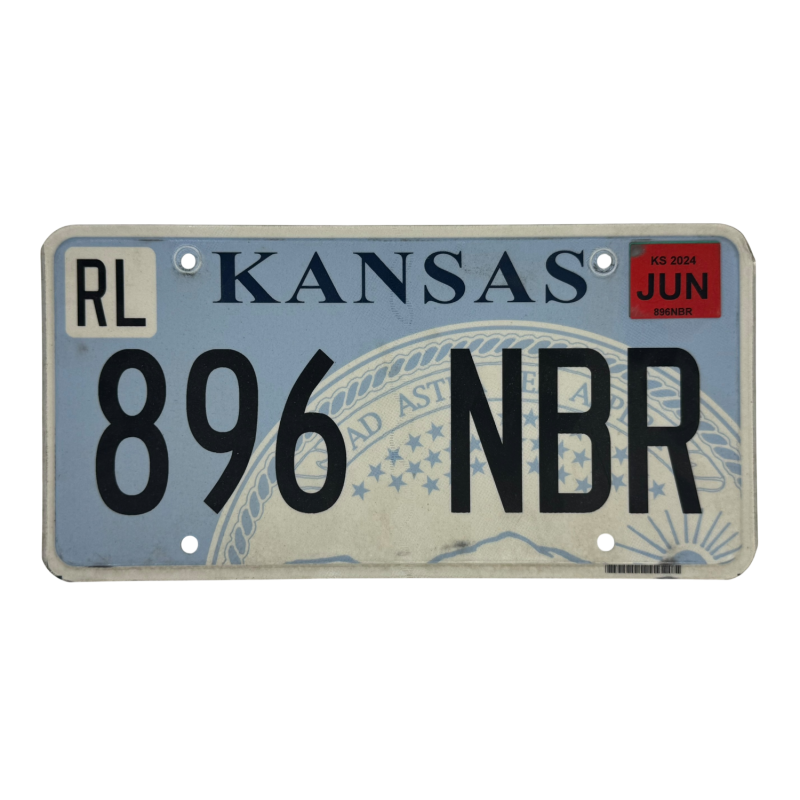Placa de înmatriculare Kansas
