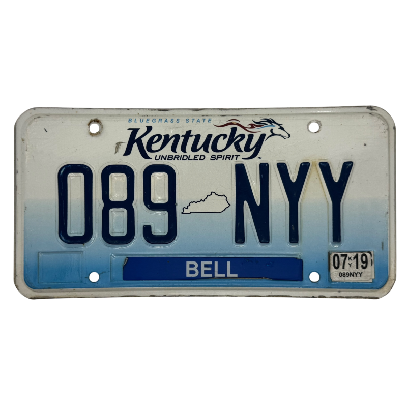 Placă de înmatriculare din Kentucky
