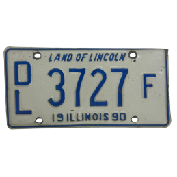 Placă de înmatriculare din Illinois