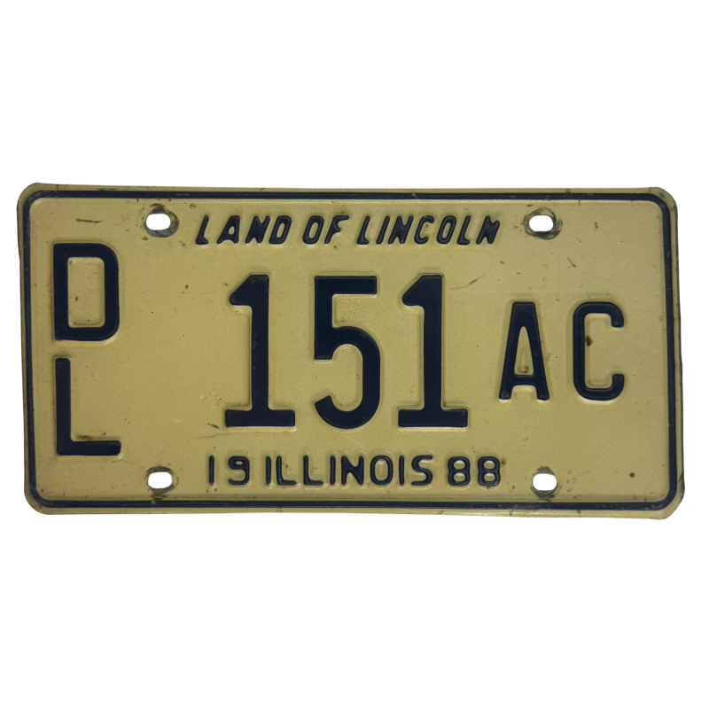 Placă de înmatriculare din Illinois
