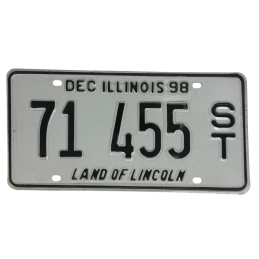 Placă de înmatriculare din Illinois