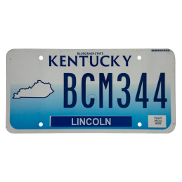 Placă de înmatriculare din Kentucky