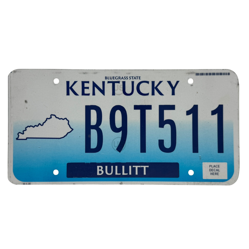 Placă de înmatriculare din Kentucky
