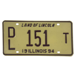 Placă de înmatriculare din Illinois